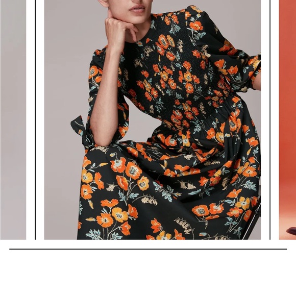 Whistles Dresses & Skirts - Whistles 100% cotton midi dress